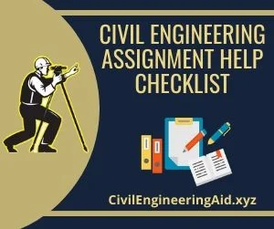 Civil Engineering Assignment Help Checklist